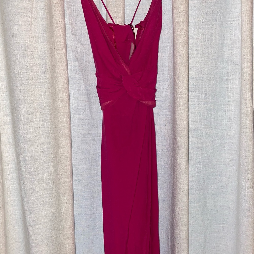 ZARA PINK MIDI GOWN